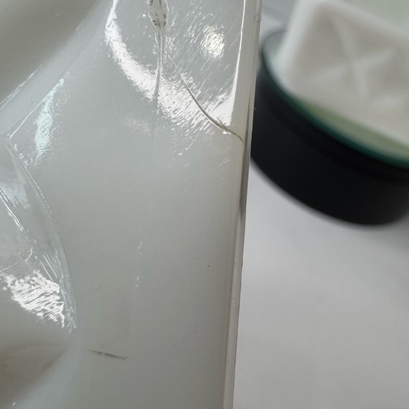 Anchor Hocking white opaque milk glass covered 4” square powder or trinket - Picture 10 of 13